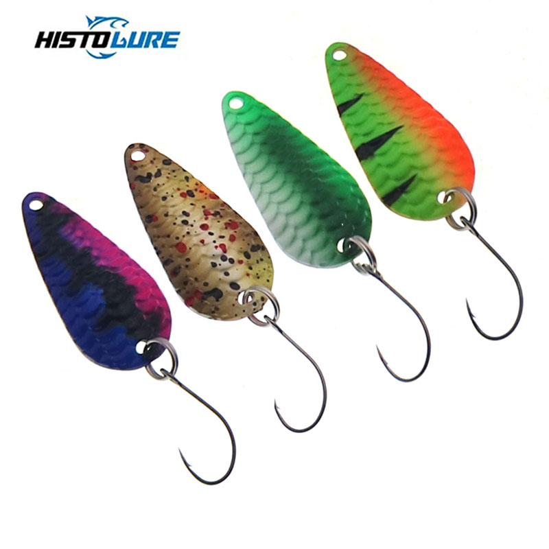 Fishing Lure Spoon - Balıkçılık alabalık kaşık tek kanca iplik