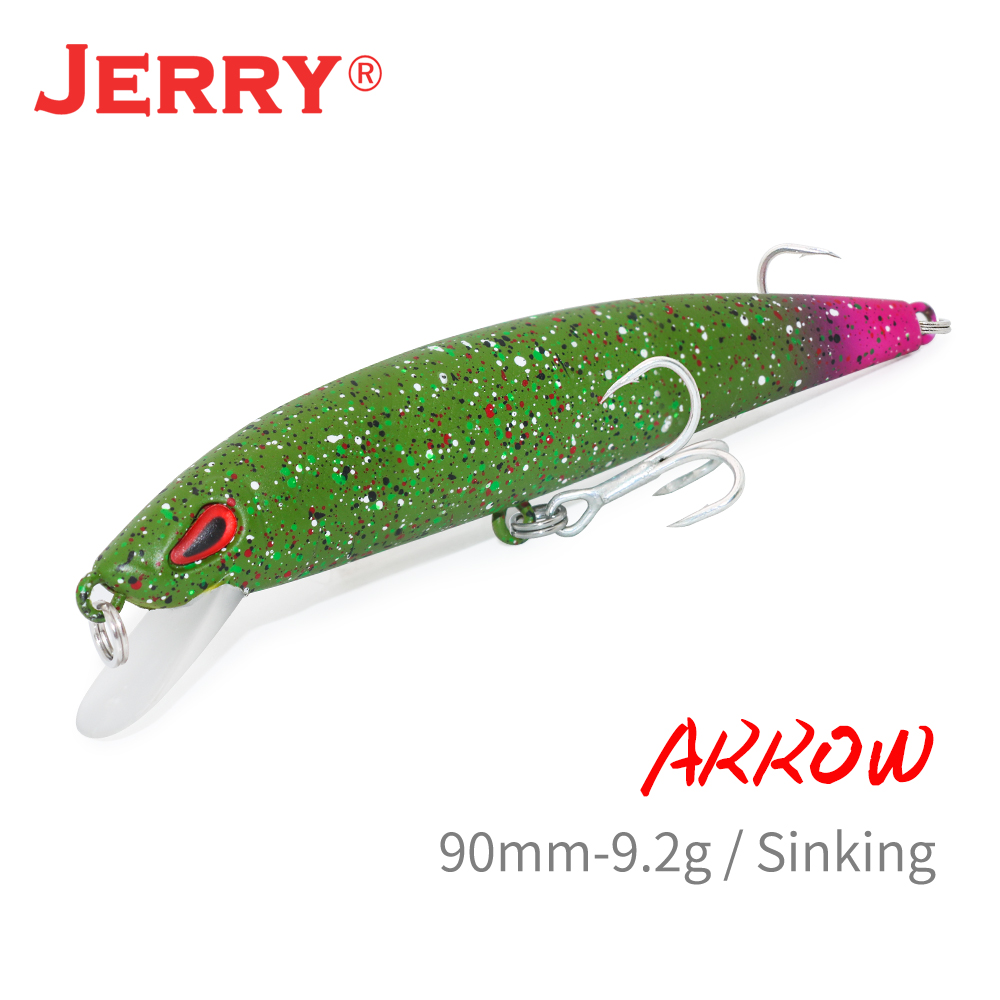 Fishing Lure Jerkbait - Jerry ok batan döküm Trolling Minnow