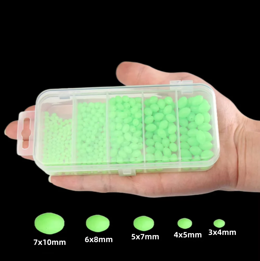 Fishing Lure Accessories - 375 Parça/Set Gece Parlayan Balıkçılık Sert