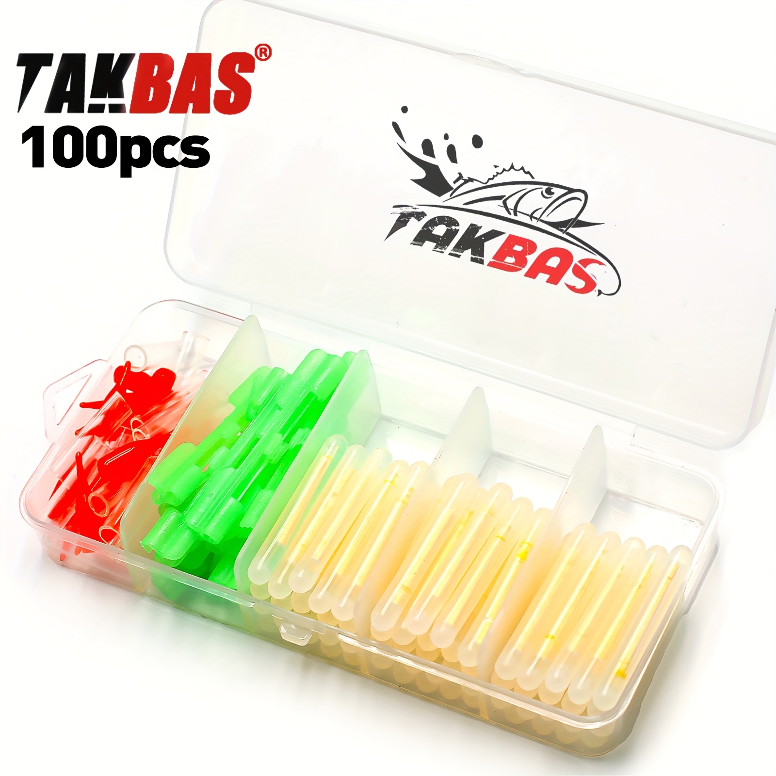 Fishing Lure Making Kit - 100 adet balıkçılık kızdırma çubukları seti,