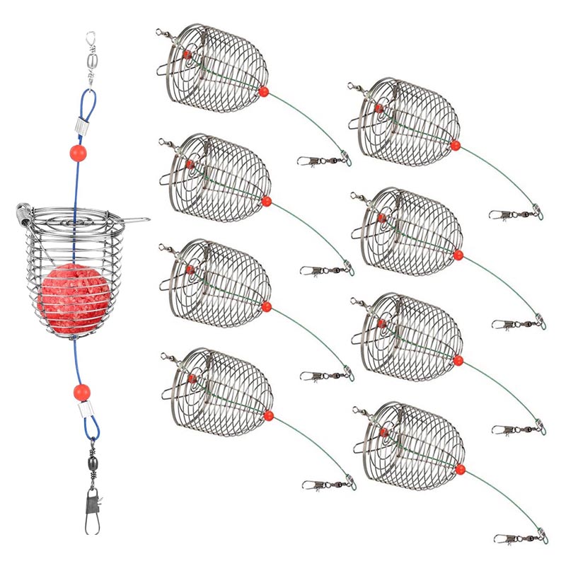 Fishing Lure Accessories - Sazan Balıkçılığı Yem Kafesi Toplu Paslanmaz