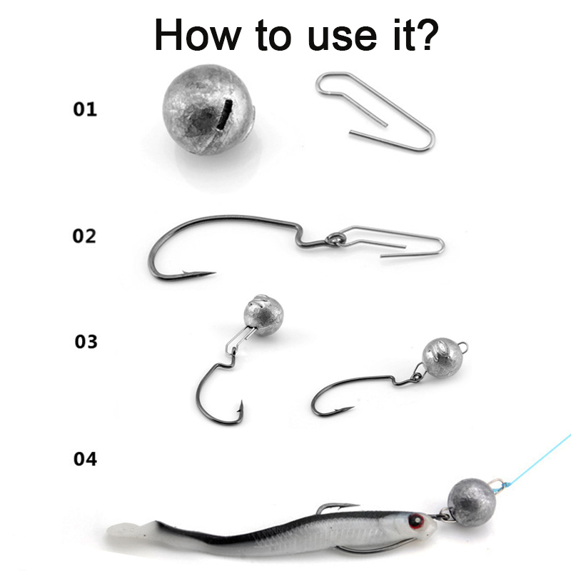 Simpleyi 5 adet/grup kurşun ağ - Fishing Lure Jig incelemesi ve fiyatı