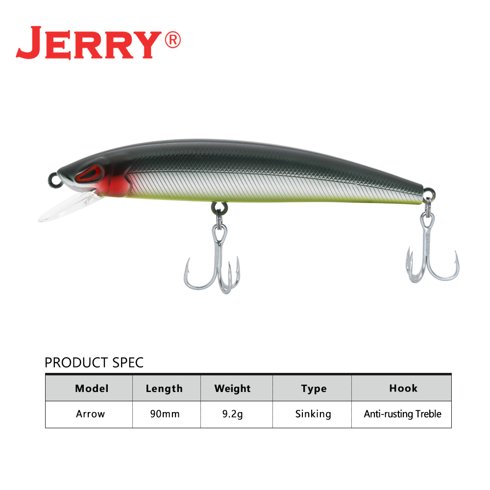 Jerry ok batan döküm Trolling  - Fishing Lure Jerkbait incelemesi ve fiyatı
